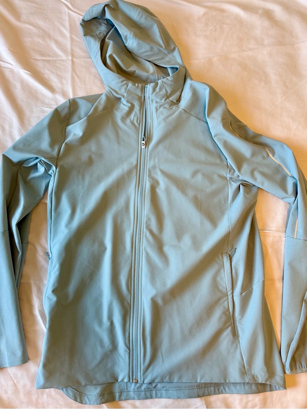 Lululemon Light Blue Hooded Softshell Jacket